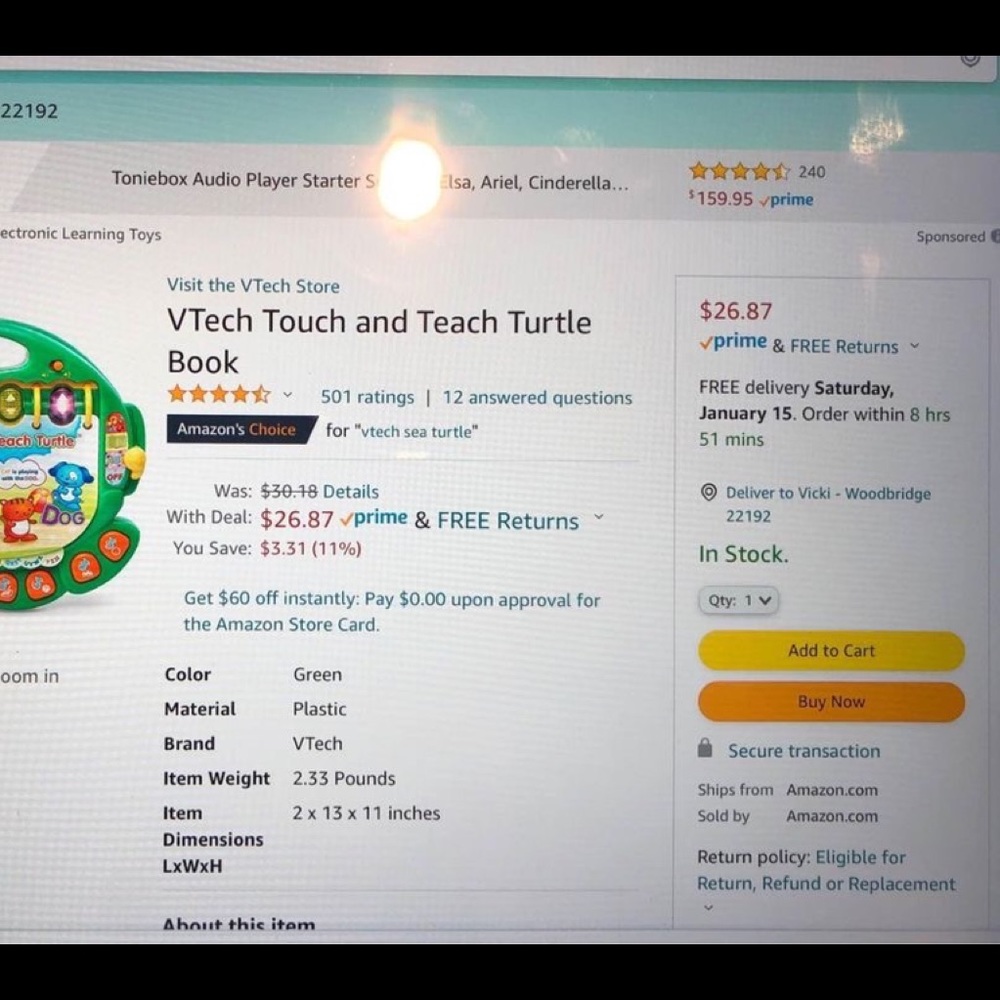 VTech Touch & Teach Educational Toy - Picture 6 of 9